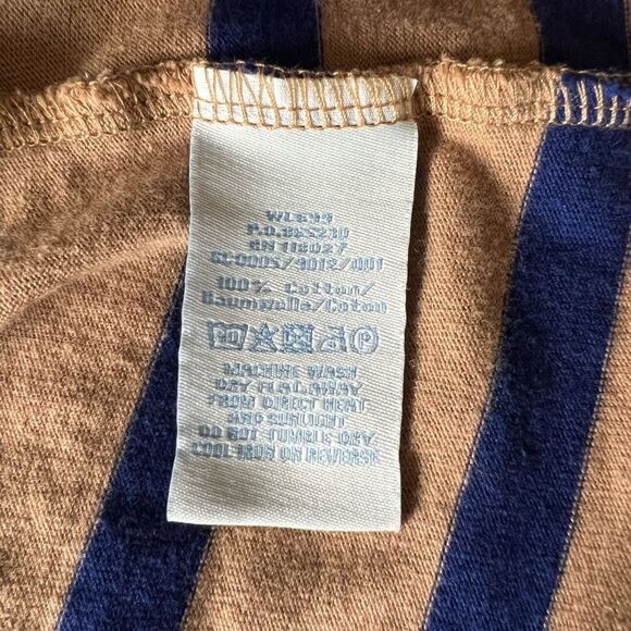 Boden Tan/Navy Striped Breton Knit Dress - Picture 8 of 8